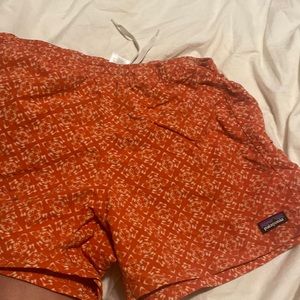 Patagonia women M shorts - ink stain on front